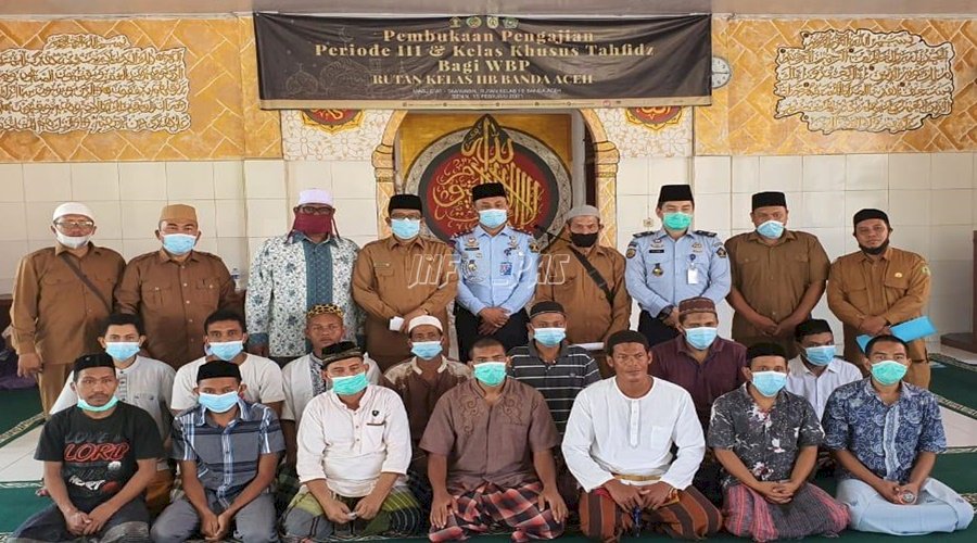 Rutan Banda Aceh Buka Kelas Tahfiz Al-Qur’an